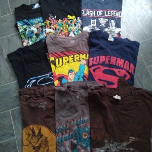 Comic book graphic tees shirt bundle xlarge 9 shirts